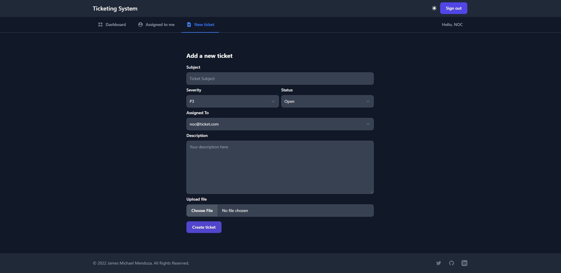 Ticketing System